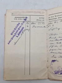Original WW1 soldaterbog sønderjyde