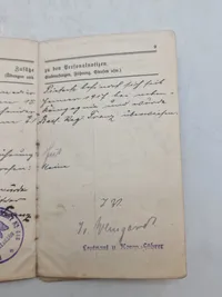 Original WW1 soldaterbog sønderjyde