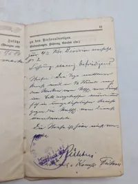 Original WW1 soldaterbog sønderjyde