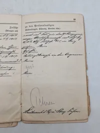 Original WW1 soldaterbog sønderjyde