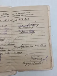 Original WW1 soldaterbog sønderjyde