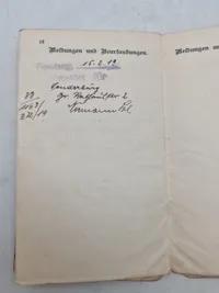 Original WW1 soldaterbog sønderjyde