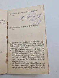 Original Tysk WW1 soldaterbog sønderjyde