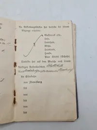 Original Tysk WW1 soldaterbog sønderjyde