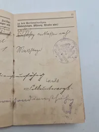 Original Tysk WW1 soldaterbog sønderjyde