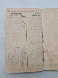 Original Tysk WW1 soldaterbog sønderjyde