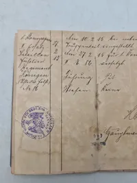 Original Tysk WW1 soldaterbog sønderjyde