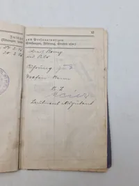 Original Tysk WW1 soldaterbog sønderjyde