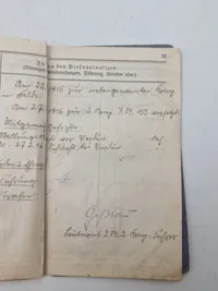 Original Tysk WW1 soldaterbog sønderjyde