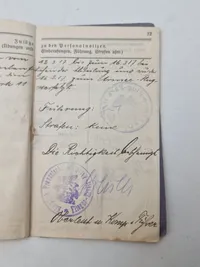 Original Tysk WW1 soldaterbog sønderjyde