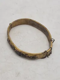 Originalt Tysk WW1 smykke lavet af granat førrings bånd
