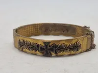 Originalt Tysk WW1 smykke lavet af granat førrings bånd