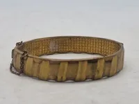 Originalt Tysk WW1 smykke lavet af granat førrings bånd