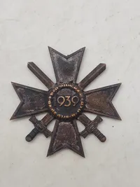 Originalt Tysk WW2 KVK med mangler