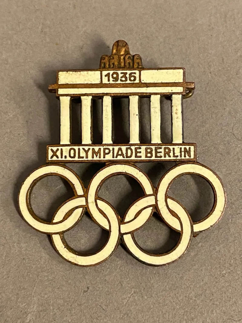 Originalt Tysk 1936 olympiade mærke Berlin