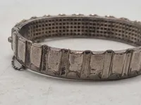 Originalt Tysk WW1 smykke lavet af granat førrings bånd