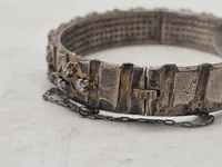 Originalt Tysk WW1 smykke lavet af granat førrings bånd