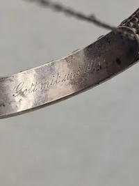 Originalt Tysk WW1 smykke lavet af granat førrings bånd