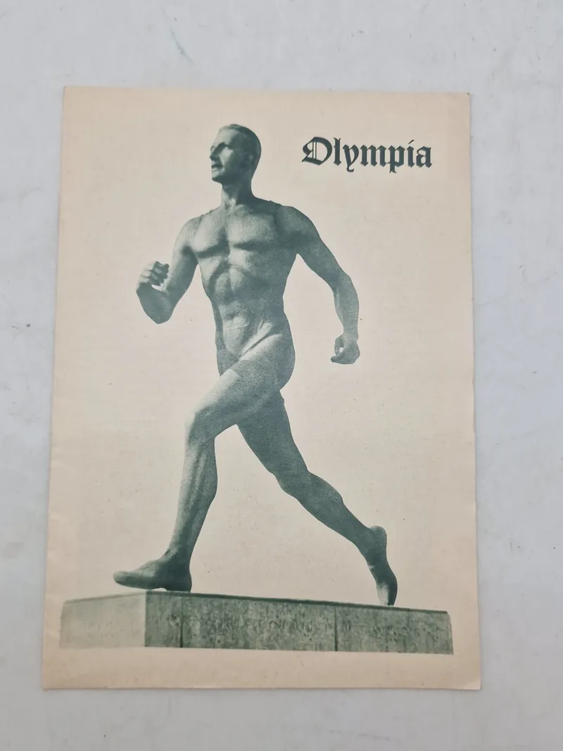 Originalt olympiaden 1936 program
