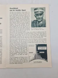 Originalt olympiaden 1936 program