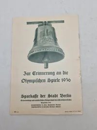 Originalt olympiaden 1936 program