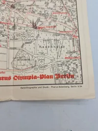 Originalt olympiaden 1936 program