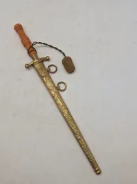 Original Velholdt Dansk Marine kadet dolk
