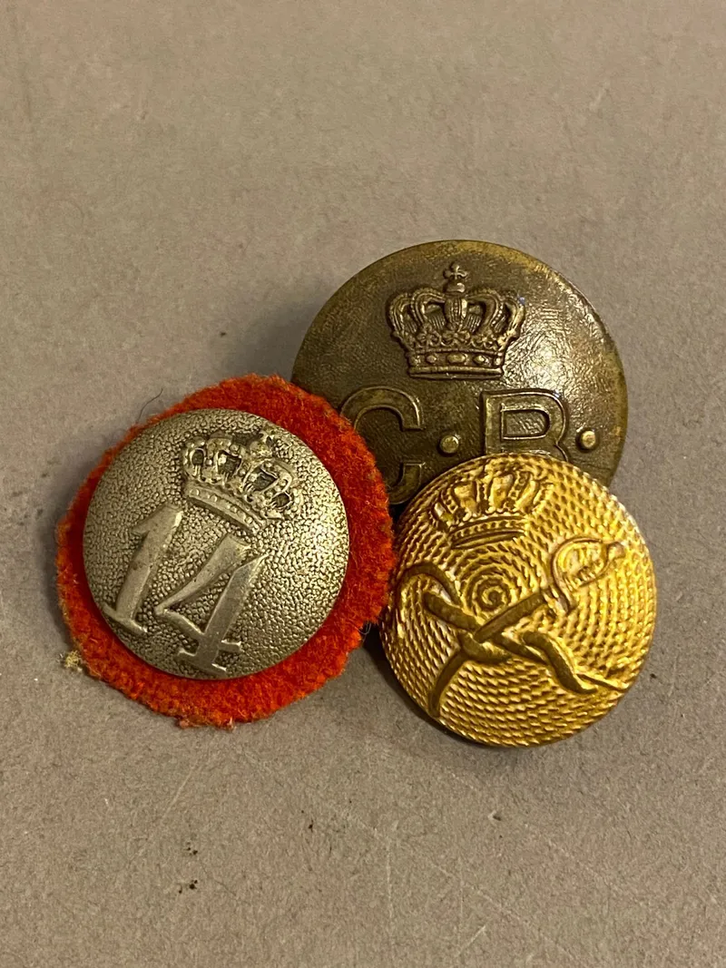 Samling Danske knapper