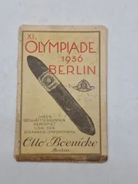 Originalt olympiaden 1936 program
