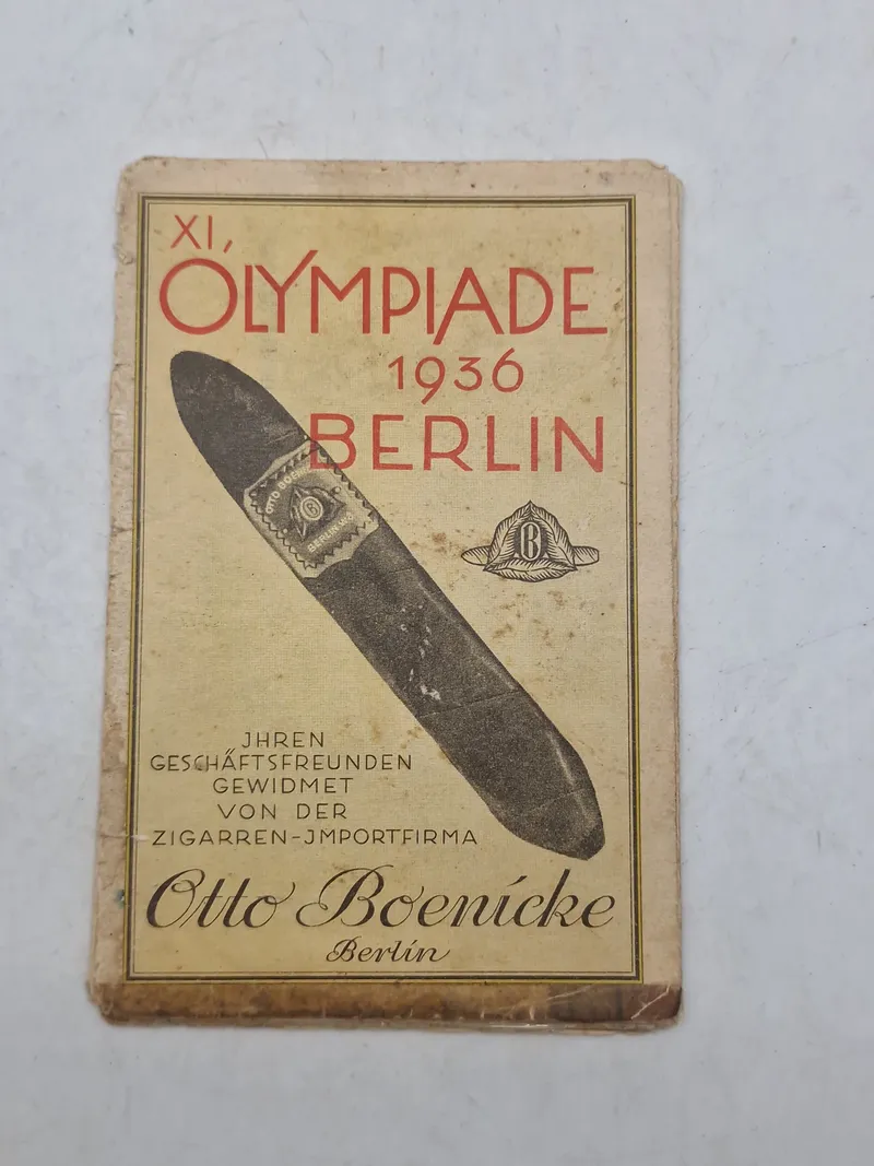 Originalt olympiaden 1936 program