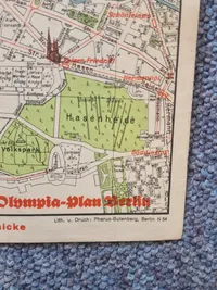 Originalt olympiaden 1936 program