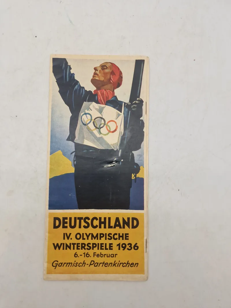 Originalt olympiaden 1936 program