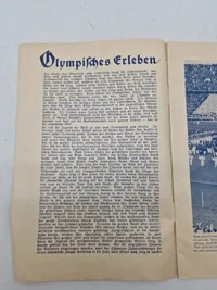Originalt olympiaden 1936 program
