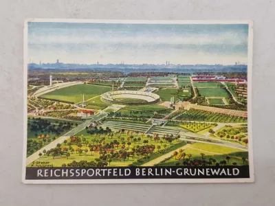 Originalt olympiaden 1936 postkort