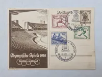 Originalt olympiaden 1936 postkort