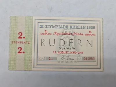 Original Olympiaden 1936 billet