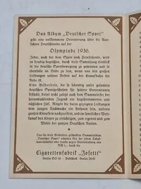 Original Olympiaden 1936 postkort