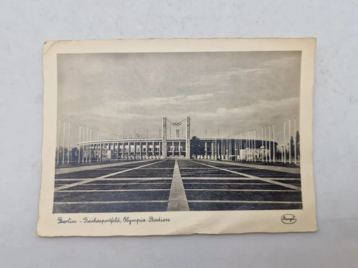 Original Olympiaden 1936 postkort