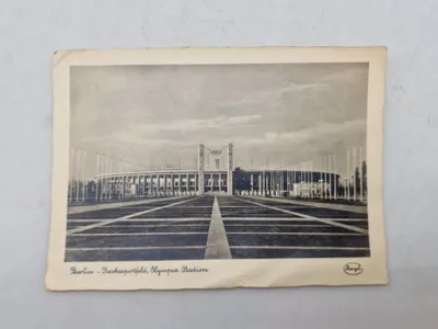 Original Olympiaden 1936 postkort