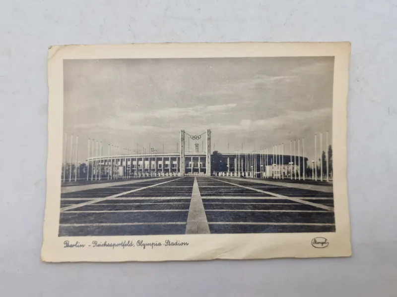 Original Olympiaden 1936 postkort