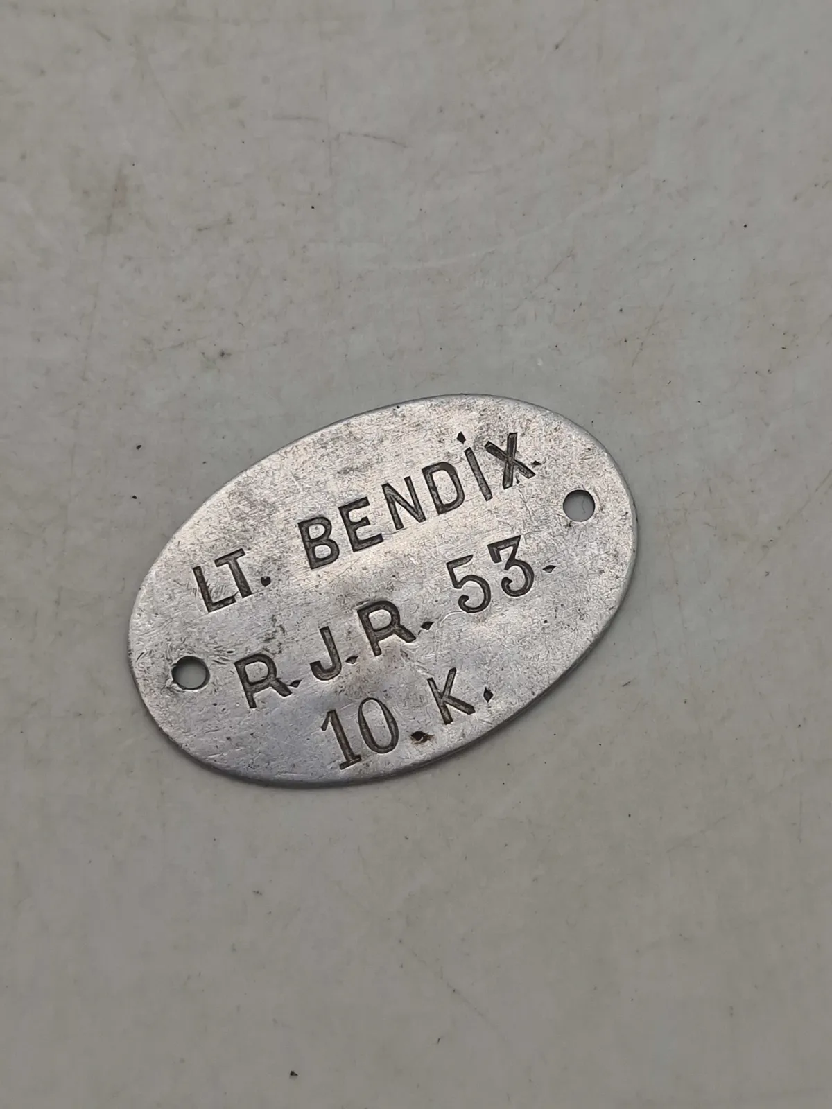 Originalt Tysk WW1 Officers ID brik