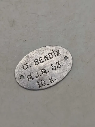 Originalt Tysk WW1 Officers ID brik