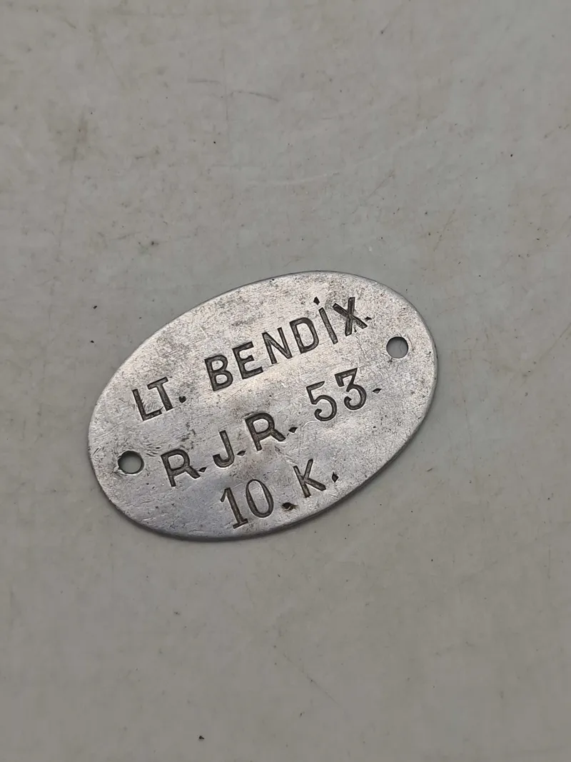 Originalt Tysk WW1 Officers ID brik