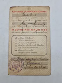Originalt Tysk Olympiade 1936 ID