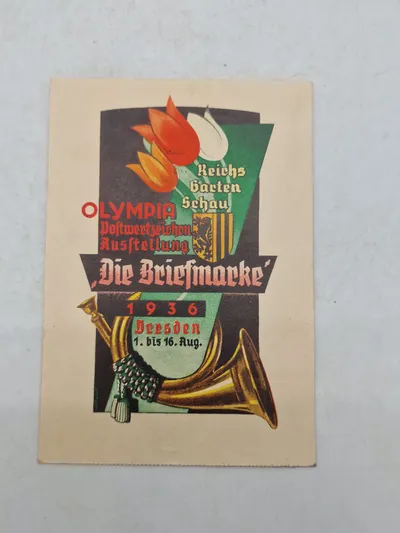 Originalt Tysk  Olympiade postkort 1936