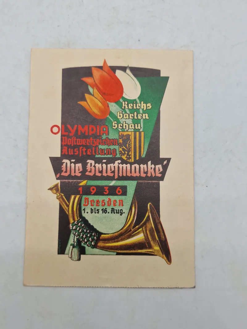 Originalt Tysk  Olympiade postkort 1936