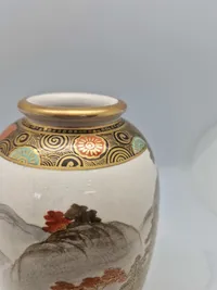 1Original Antik Japansk Satsuma signertet Hododa