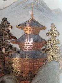 1Original Antik Japansk Satsuma signertet Hododa
