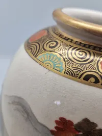 1Original Antik Japansk Satsuma signertet Hododa