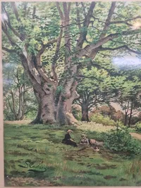 S. Carlsen  pastel fra Fredensborg